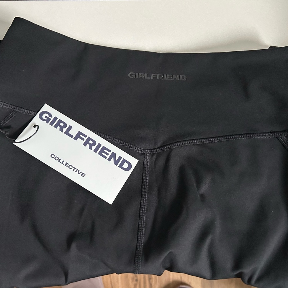 Girlfriend Collective Black Full Length Leggings Women’s M - Picture 2 of 5
